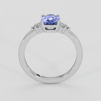 1.20 Ct. Bluish Purple Sapphire Ring, 10K White Gold 3