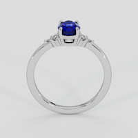 1.15 Ct. Blue Sapphire Ring, 10K White Gold 3