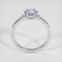 0.88 Ct. Violet Sapphire Ring, 10K White Gold 3