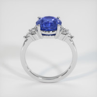 3.20 Ct. Sapphire Ring, 14K White Gold 3
