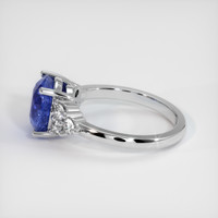 3.20 Ct. Sapphire Ring, 14K White Gold 4