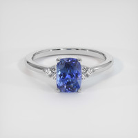 1.20 Ct. Sapphire Ring, 14K White Gold 1