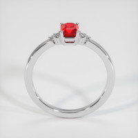 1.14 Ct. Ruby Ring, 14K White Gold 3