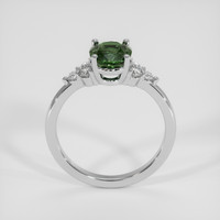 1.90 Ct. Green Sapphire Ring, 14K White Gold 3
