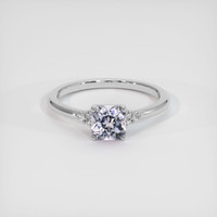 0.96 Ct. Sapphire Ring, 14K White Gold 1
