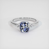 1.82 Ct. Bi Color Sapphire Ring, 14K White Gold 1
