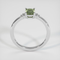 1.04 Ct. Green Sapphire Ring, 14K White Gold 3