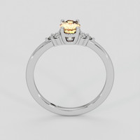 1.02 Ct. Padparadscha Sapphire Ring, 14K White Gold 3
