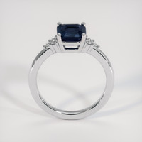 1.61 Ct. Blue Sapphire Ring, 14K White Gold 3