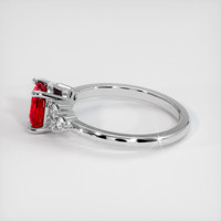 1.62 Ct. Ruby Ring, 14K White Gold 4