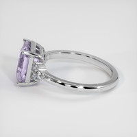 3.55 Ct. Sapphire Ring, 14K White Gold 4