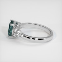 1.65 Ct. Sapphire Ring, 14K White Gold 4