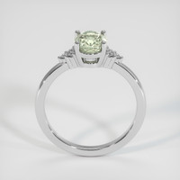 1.44 Ct. Yellowish Green Sapphire Ring, 14K White Gold 3