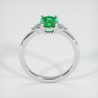 1.06 Ct. Emerald Ring, 18K White Gold 3