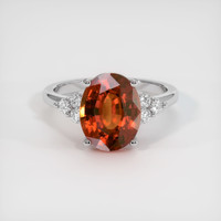 5.16 Ct. Gemstone Ring, 18K White Gold 1