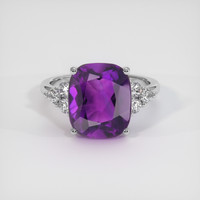 4.86 Ct. Gemstone Ring, 18K White Gold 1