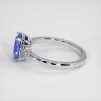 1.31 Ct. Bi Color Sapphire Ring, 18K White Gold 4