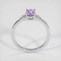 1.15 Ct. Purple Sapphire Ring, 18K White Gold 3
