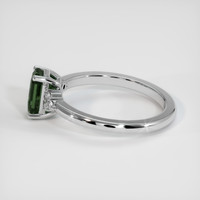 1.31 Ct. Sapphire Ring, 18K White Gold 4