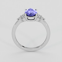1.73 Ct. Violet Sapphire Ring, 18K White Gold 3