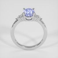 1.93 Ct. Blue Sapphire Ring, 18K White Gold 3