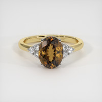 2.82 Ct. Gemstone Ring, 14K White & Yellow 1