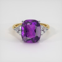 4.86 Ct. Gemstone Ring, 14K White & Yellow 1