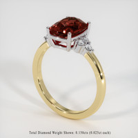 2.94 Ct. Gemstone Ring, 14K White & Yellow 2