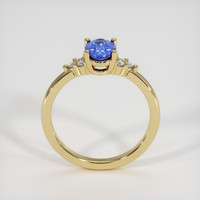 0.85 Ct. Blue Sapphire Ring, 10K Yellow Gold 3
