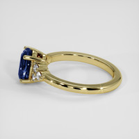 2.18 Ct. Blue Sapphire Ring, 10K Yellow Gold 4
