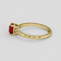 1.01 Ct. Ruby Ring, 10K Yellow Gold 4