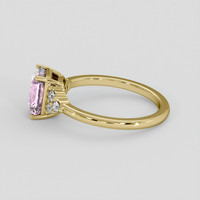 2.10 Ct. Pink Sapphire Ring, 10K Yellow Gold 4