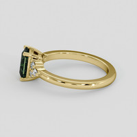 1.60 Ct. Yellowish Green Sapphire Ring, 10K Yellow Gold 4