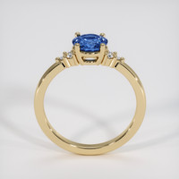 1.24 Ct. Blue Sapphire Ring, 14K Yellow Gold 3
