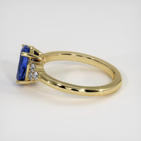1.57 Ct. Blue Sapphire Ring, 14K Yellow Gold 4