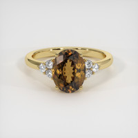 2.82 Ct. Gemstone Ring, 14K Yellow Gold 1