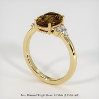 2.82 Ct. Gemstone Ring, 14K Yellow Gold 2