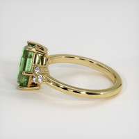 3.72 Ct. Green Sapphire Ring, 14K Yellow Gold 4