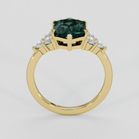 3.86 Ct. Bi Color Sapphire Ring, 14K Yellow Gold 3