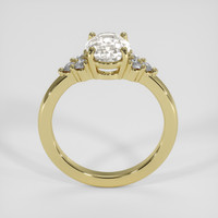 2.05 Ct. White Sapphire Ring, 14K Yellow Gold 3