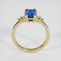 1.25 Ct. Blue Sapphire Ring, 14K Yellow Gold 3