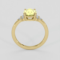 2.00 Ct. Yellow Sapphire Ring, 14K Yellow Gold 3
