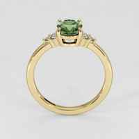 1.73 Ct. Green Sapphire Ring, 14K Yellow Gold 3