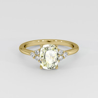 1.96 Ct. Yellow Sapphire Ring, 14K Yellow Gold 1