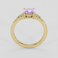 1.36 Ct. Purple Sapphire Ring, 14K Yellow Gold 3