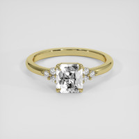 1.53 Ct. White Sapphire Ring, 14K Yellow Gold 1