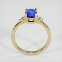 1.25 Ct. Blue Sapphire Ring, 14K Yellow Gold 3
