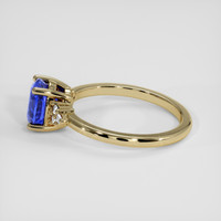 1.25 Ct. Blue Sapphire Ring, 14K Yellow Gold 4