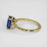 2.63 Ct. Blue Sapphire Ring, 14K Yellow Gold 4
