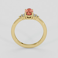 1.12 Ct. Bi Color Sapphire Ring, 14K Yellow Gold 3